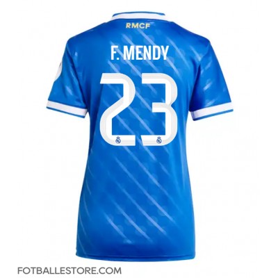 Real Madrid Ferland Mendy #23 Tredjedrakt Dame 2025-26 Kortermet Real Madrid Ferland Mendy #23 Tredjedrakt Dame 2025-26 Kortermet